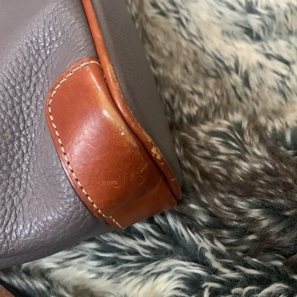 Dooney & Bourke Crossbody Grey/Brown Bag - Picture 16 of 16